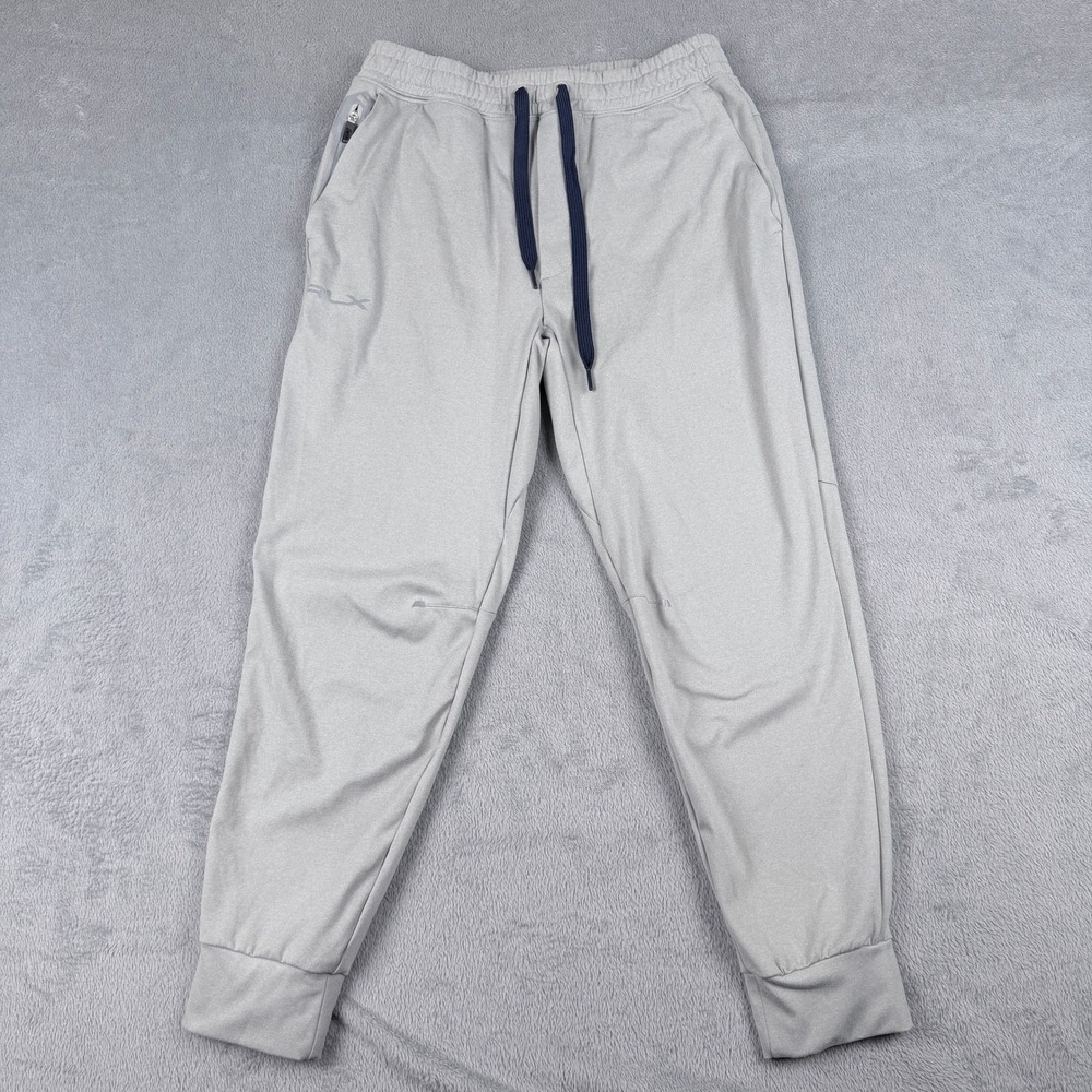 RLX Ralph Lauren Mens Grey Tech Fleece Joggers Athletic Pants Size S
